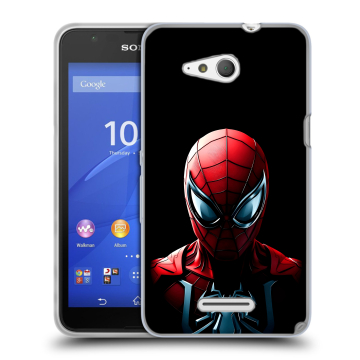 Силиконовый чехол на Sony Xperia E4g с принтом Spiderman Человек паук Силиконовый чехол на Sony Xperia E4g с принтом Spiderman Человек паук