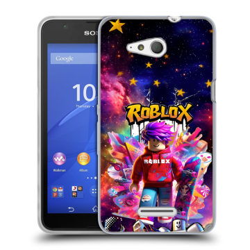 Силиконовый чехол на Sony Xperia E4g с принтом Roblox Роблокс Силиконовый чехол на Sony Xperia E4g с принтом Roblox Роблокс