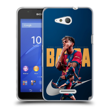 Силиконовый чехол на Sony Xperia E4g с принтом Барселона Barca Yamal Силиконовый чехол на Sony Xperia E4g с принтом Барселона Barca Yamal