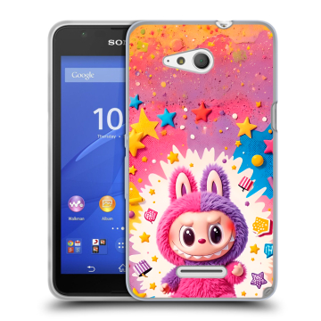 Силиконовый чехол на Sony Xperia E4g с принтом Labubu Лабубу Силиконовый чехол на Sony Xperia E4g с принтом Labubu Лабубу