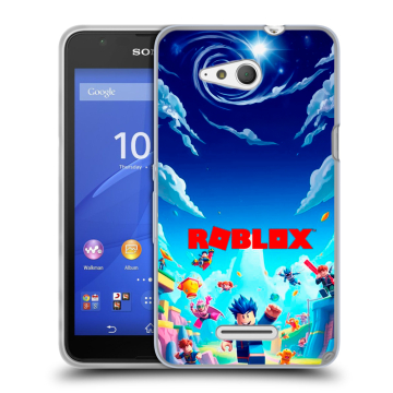 Силиконовый чехол на Sony Xperia E4g с принтом Roblox Роблокс Силиконовый чехол на Sony Xperia E4g с принтом Roblox Роблокс
