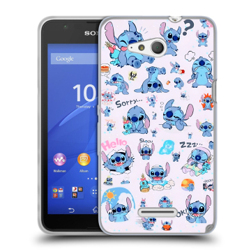 Силиконовый чехол на Sony Xperia E4g с принтом Лило и Стич Силиконовый чехол на Sony Xperia E4g с принтом Лило и Стич