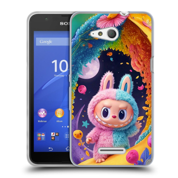 Силиконовый чехол на Sony Xperia E4g с принтом Labubu Лабубу Силиконовый чехол на Sony Xperia E4g с принтом Labubu Лабубу