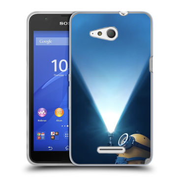 Силиконовый чехол на Sony Xperia E4g с принтом Миньоны Силиконовый чехол на Sony Xperia E4g с принтом Миньоны