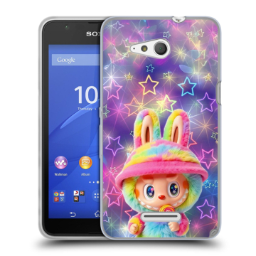 Силиконовый чехол на Sony Xperia E4g с принтом Labubu Лабубу