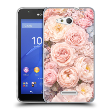 Силиконовый чехол на Sony Xperia E4g с принтом женский Силиконовый чехол на Sony Xperia E4g с принтом женский