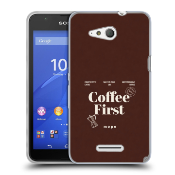 Силиконовый чехол на Sony Xperia E4g с принтом женский Силиконовый чехол на Sony Xperia E4g с принтом женский