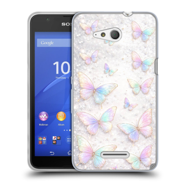 Силиконовый чехол на Sony Xperia E4g с принтом женский Силиконовый чехол на Sony Xperia E4g с принтом женский
