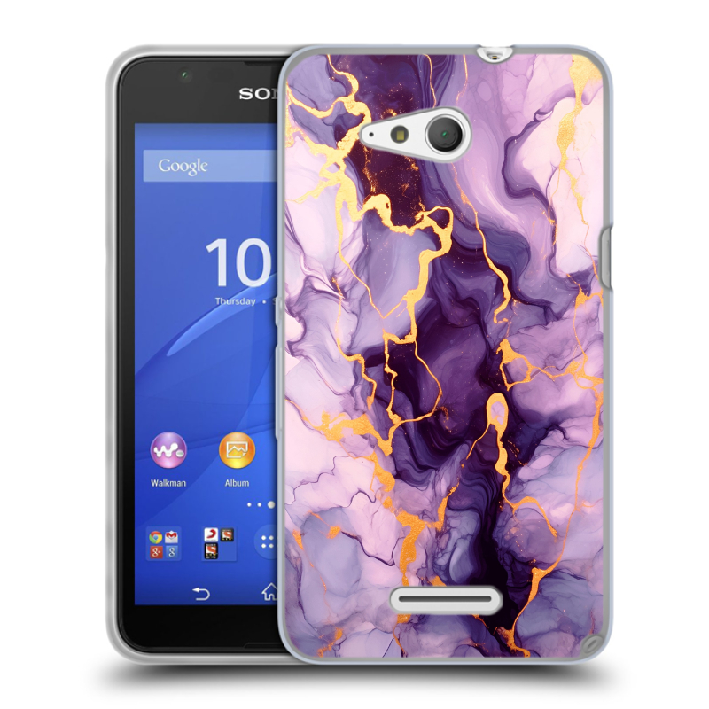 Пластиковый чехол на Sony Xperia E4g с принтом Мрамор Пластиковый чехол на Sony Xperia E4g с принтом Мрамор
