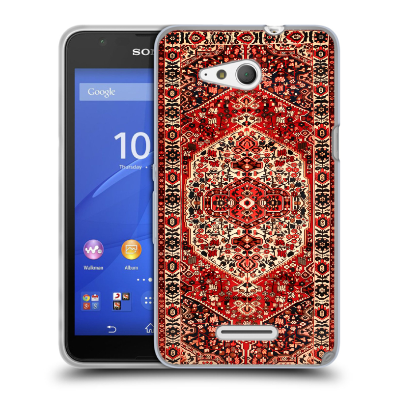 Пластиковый чехол на Sony Xperia E4g с принтом Ковер Пластиковый чехол на Sony Xperia E4g с принтом Ковер