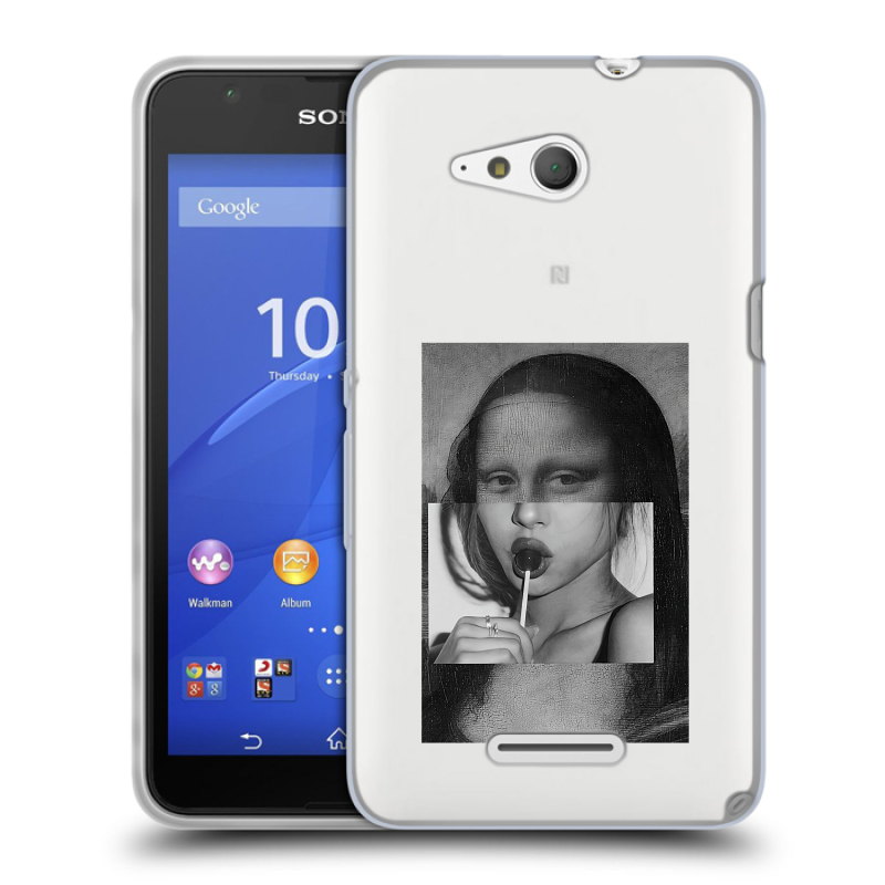 Пластиковый чехол на Sony Xperia E4g с принтом Мона Лиза Пластиковый чехол на Sony Xperia E4g с принтом Мона Лиза