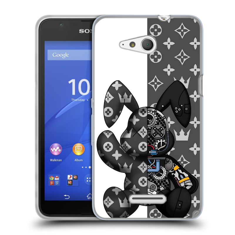 Пластиковый чехол на Sony Xperia E4g с принтом Луи робот Пластиковый чехол на Sony Xperia E4g с принтом Луи робот