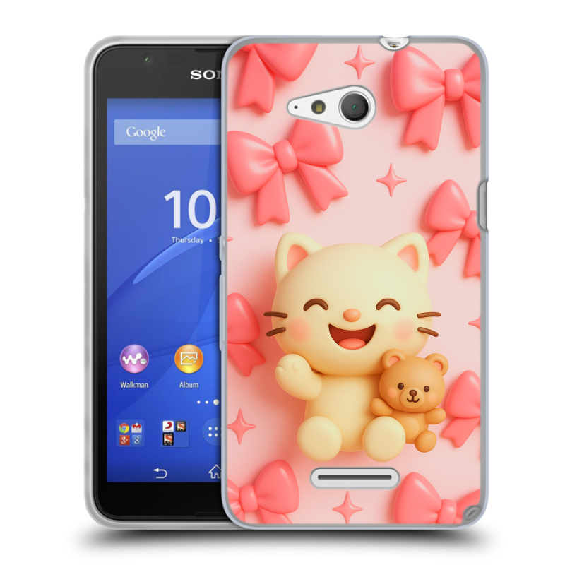 Пластиковый чехол на Sony Xperia E4g с принтом для девочек Пластиковый чехол на Sony Xperia E4g с принтом для девочек