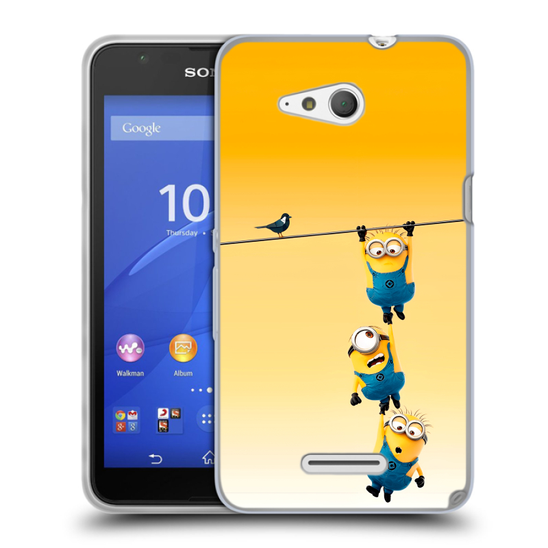 Пластиковый чехол на Sony Xperia E4g с принтом Миньоны Пластиковый чехол на Sony Xperia E4g с принтом Миньоны