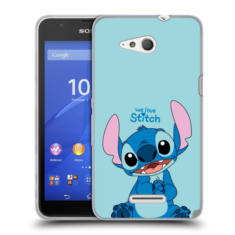 Пластиковый чехол на Sony Xperia E4g с принтом Лило и Стич Пластиковый чехол на Sony Xperia E4g с принтом Лило и Стич