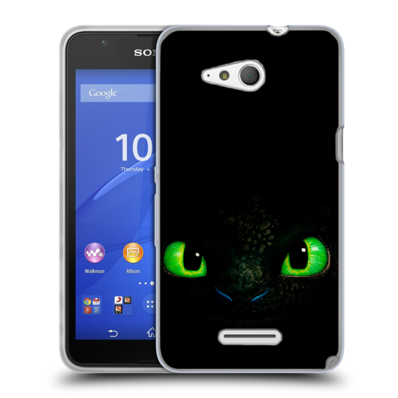 Силиконовый чехол на Sony Xperia E4g с принтом Как приручить дракона Силиконовый чехол на Sony Xperia E4g с принтом Как приручить дракона