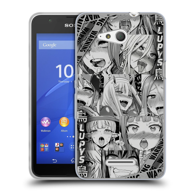 Силиконовый чехол на Sony Xperia E4g с принтом Ahegao Ахегао Аниме Силиконовый чехол на Sony Xperia E4g с принтом Ahegao Ахегао Аниме
