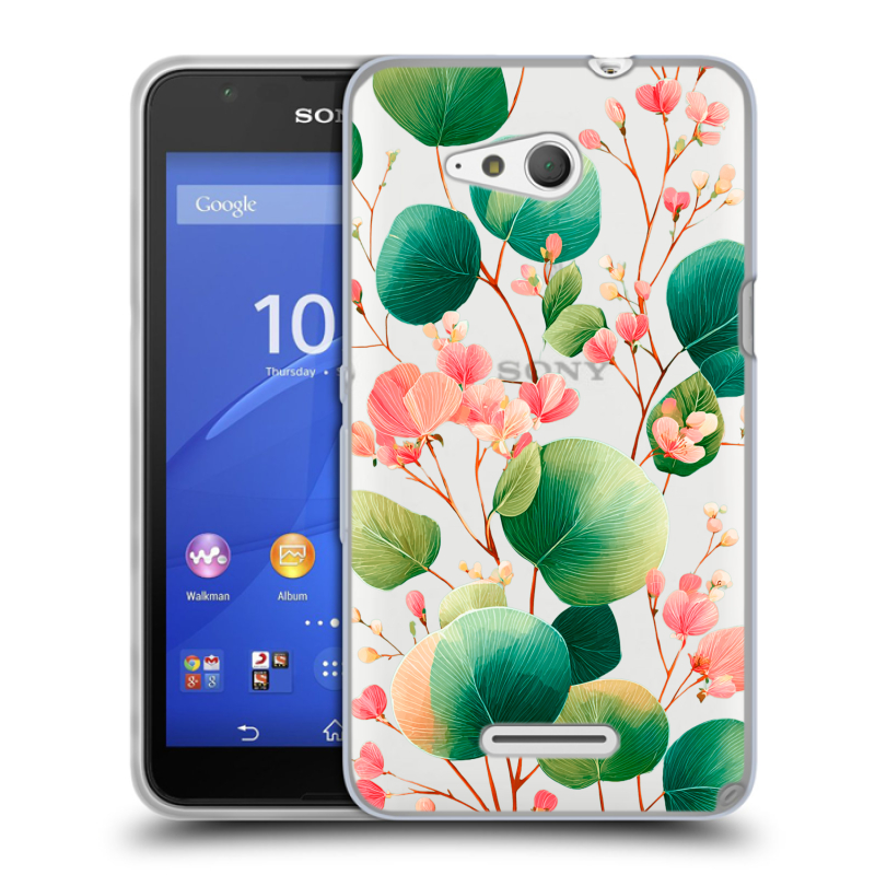 Силиконовый чехол на Sony Xperia E4g с принтом женский Силиконовый чехол на Sony Xperia E4g с принтом женский