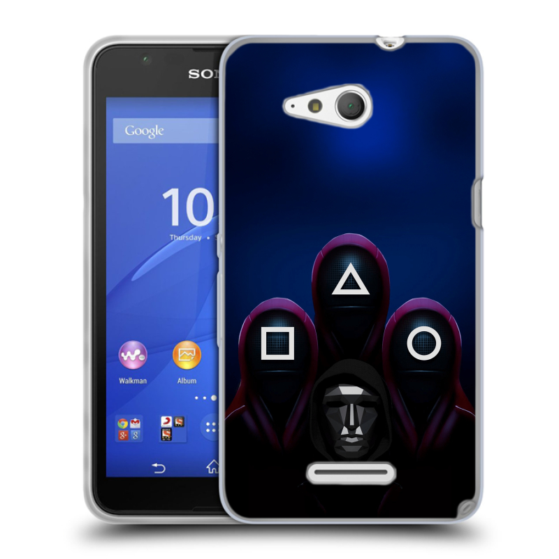 Силиконовый чехол на Sony Xperia E4g с принтом Игра Кальмара Силиконовый чехол на Sony Xperia E4g с принтом Игра Кальмара