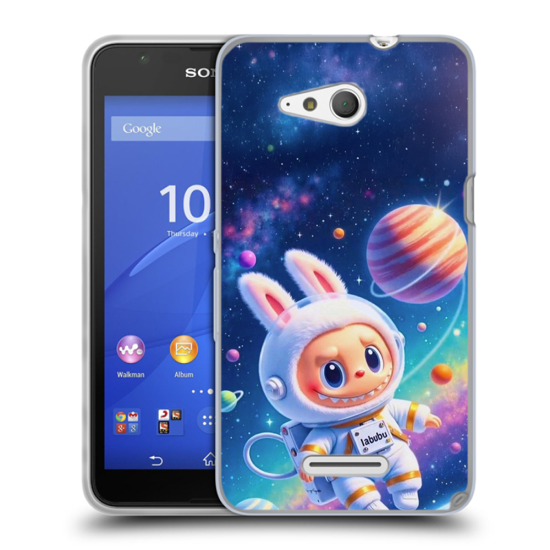 Силиконовый чехол на Sony Xperia E4g с принтом Labubu Лабубу Силиконовый чехол на Sony Xperia E4g с принтом Labubu Лабубу