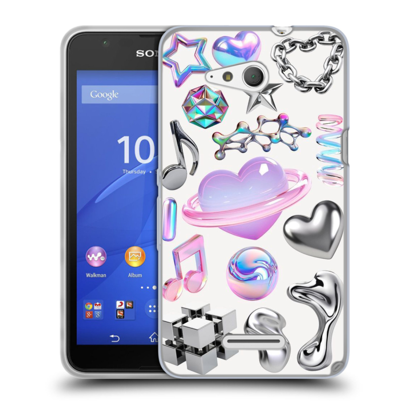 Силиконовый чехол на Sony Xperia E4g с принтом Y2K Силиконовый чехол на Sony Xperia E4g с принтом Y2K