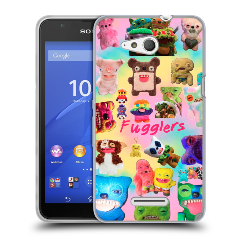 Силиконовый чехол на Sony Xperia E4g с принтом Флагер Fuggler Силиконовый чехол на Sony Xperia E4g с принтом Флагер Fuggler
