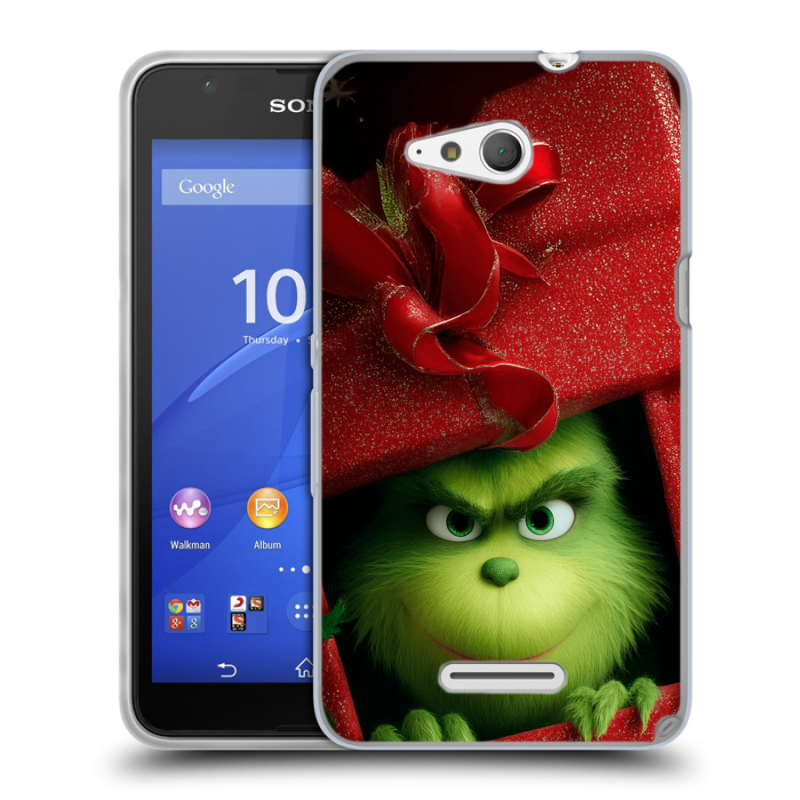 Силиконовый чехол на Sony Xperia E4g с принтом Новый год Силиконовый чехол на Sony Xperia E4g с принтом Новый год