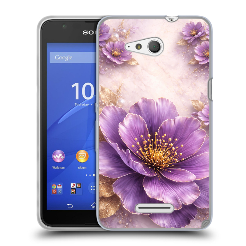 Пластиковый чехол на Sony Xperia E4g с принтом женский Пластиковый чехол на Sony Xperia E4g с принтом женский