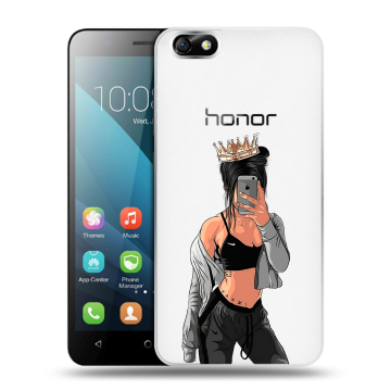 Силиконовый чехол на Huawei Honor 4X с принтом Женские принты Силиконовый чехол на Huawei Honor 4X с принтом Женские принты