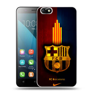 Силиконовый чехол на Huawei Honor 4X с принтом Барселона Barcelona