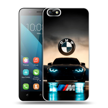 Силиконовый чехол на Huawei Honor 4X с принтом БМВ BMW Силиконовый чехол на Huawei Honor 4X с принтом БМВ BMW