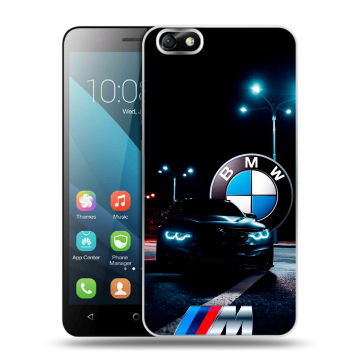 Силиконовый чехол на Huawei Honor 4X с принтом БМВ BMW Силиконовый чехол на Huawei Honor 4X с принтом БМВ BMW