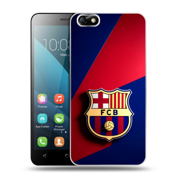 Силиконовый чехол на Huawei Honor 4X с принтом Барселона Barcelona