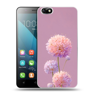 Силиконовый чехол на Huawei Honor 4X с принтом Цветы Силиконовый чехол на Huawei Honor 4X с принтом Цветы