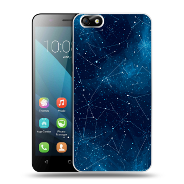 Силиконовый чехол на Huawei Honor 4X с принтом Космос звезды Силиконовый чехол на Huawei Honor 4X с принтом Космос звезды