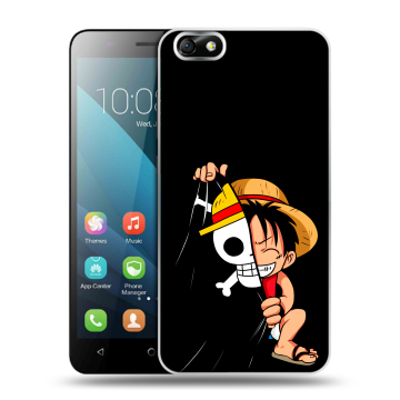 Силиконовый чехол на Huawei Honor 4X с принтом One Piece Ван Пис Силиконовый чехол на Huawei Honor 4X с принтом One Piece Ван Пис
