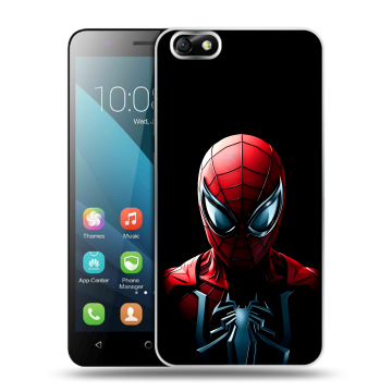 Силиконовый чехол на Huawei Honor 4X с принтом Spiderman Человек паук