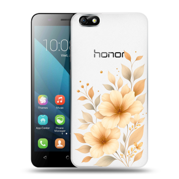 Силиконовый чехол на Huawei Honor 4X с принтом для девушки Силиконовый чехол на Huawei Honor 4X с принтом для девушки