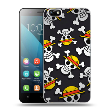 Силиконовый чехол на Huawei Honor 4X с принтом One Piece Ван Пис Силиконовый чехол на Huawei Honor 4X с принтом One Piece Ван Пис