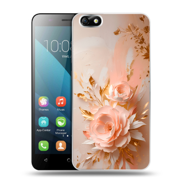 Силиконовый чехол на Huawei Honor 4X с принтом женский Силиконовый чехол на Huawei Honor 4X с принтом женский