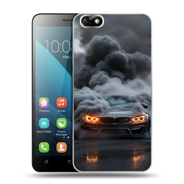 Силиконовый чехол на Huawei Honor 4X с принтом BMW БМВ Силиконовый чехол на Huawei Honor 4X с принтом BMW БМВ