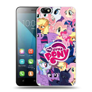 Силиконовый чехол на Huawei Honor 4X с принтом My little pony Дружба чудо Силиконовый чехол на Huawei Honor 4X с принтом My little pony Дружба чудо