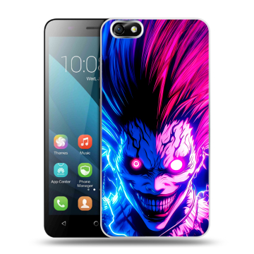 Силиконовый чехол на Huawei Honor 4X с принтом Death note Тетрадь смерти Силиконовый чехол на Huawei Honor 4X с принтом Death note Тетрадь смерти