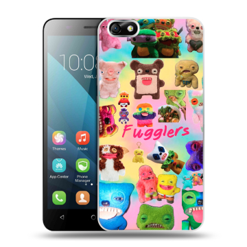 Силиконовый чехол на Huawei Honor 4X с принтом Флагер Fuggler Силиконовый чехол на Huawei Honor 4X с принтом Флагер Fuggler