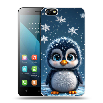 Силиконовый чехол на Huawei Honor 4X с принтом Новый год Силиконовый чехол на Huawei Honor 4X с принтом Новый год