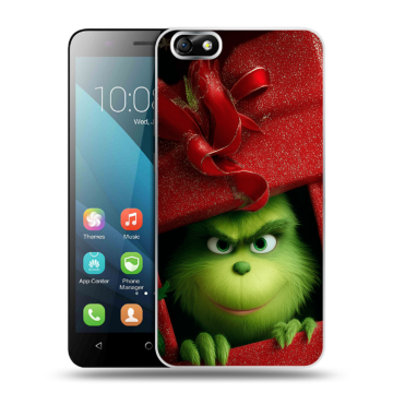 Силиконовый чехол на Huawei Honor 4X с принтом Новый год Силиконовый чехол на Huawei Honor 4X с принтом Новый год