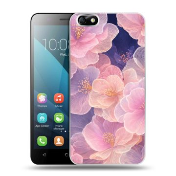 Силиконовый чехол на Huawei Honor 4X с принтом женский Силиконовый чехол на Huawei Honor 4X с принтом женский