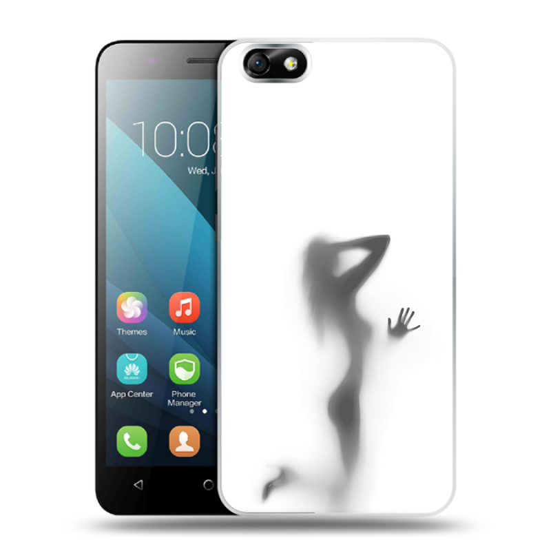 Пластиковый чехол на Huawei Honor 4X с принтом Силуэт Пластиковый чехол на Huawei Honor 4X с принтом Силуэт