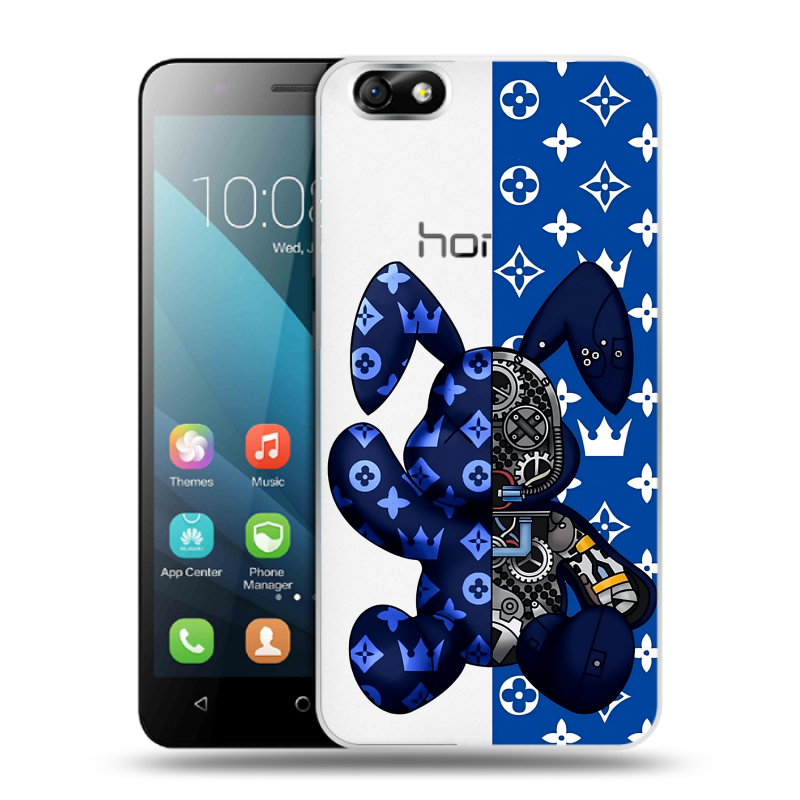 Силиконовый чехол на Huawei Honor 4X с принтом Луи робот Силиконовый чехол на Huawei Honor 4X с принтом Луи робот