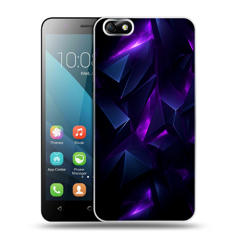 Силиконовый чехол на Huawei Honor 4X с принтом Абстракиция Силиконовый чехол на Huawei Honor 4X с принтом Абстракиция